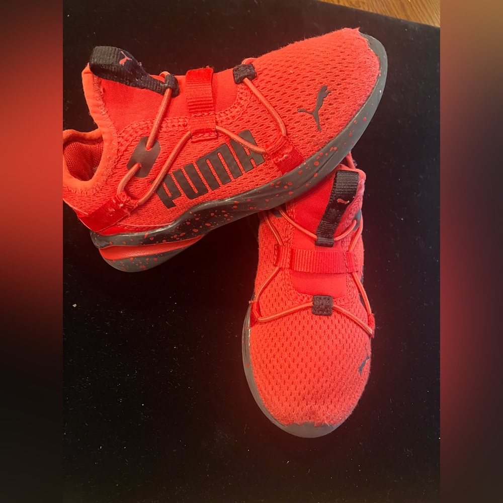 PUMA Kids Red Sneakers